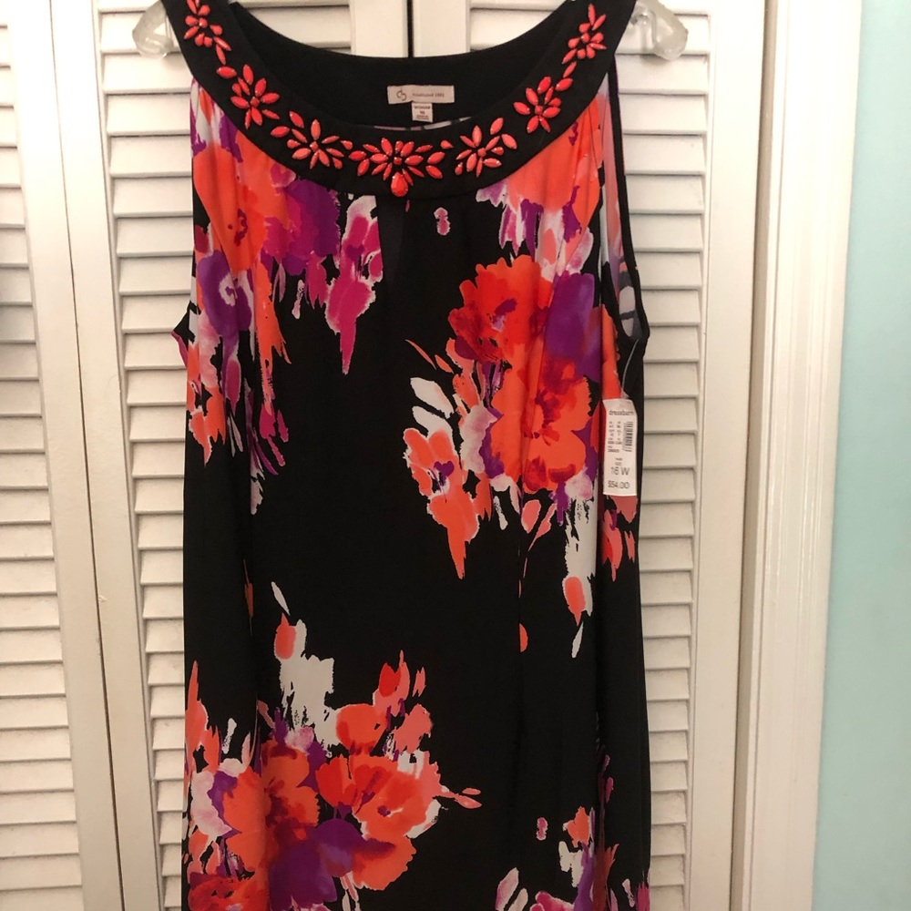 Plus A-Line dress, NWT